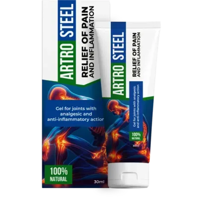 Artrosteel gel 30 ml: caja y tubo
